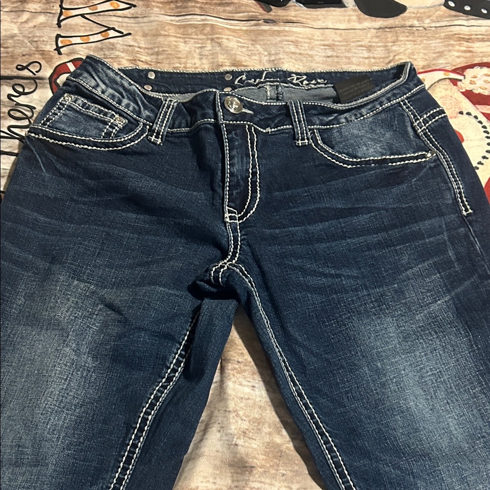 Cedar Rose Western Jeans - worn a handful of times. Super cute.